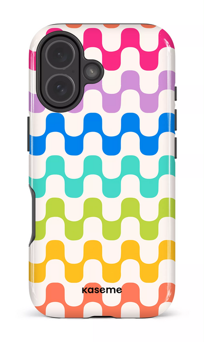 iPhone 17 MagSage - Impact Case Hippy Rainbow -