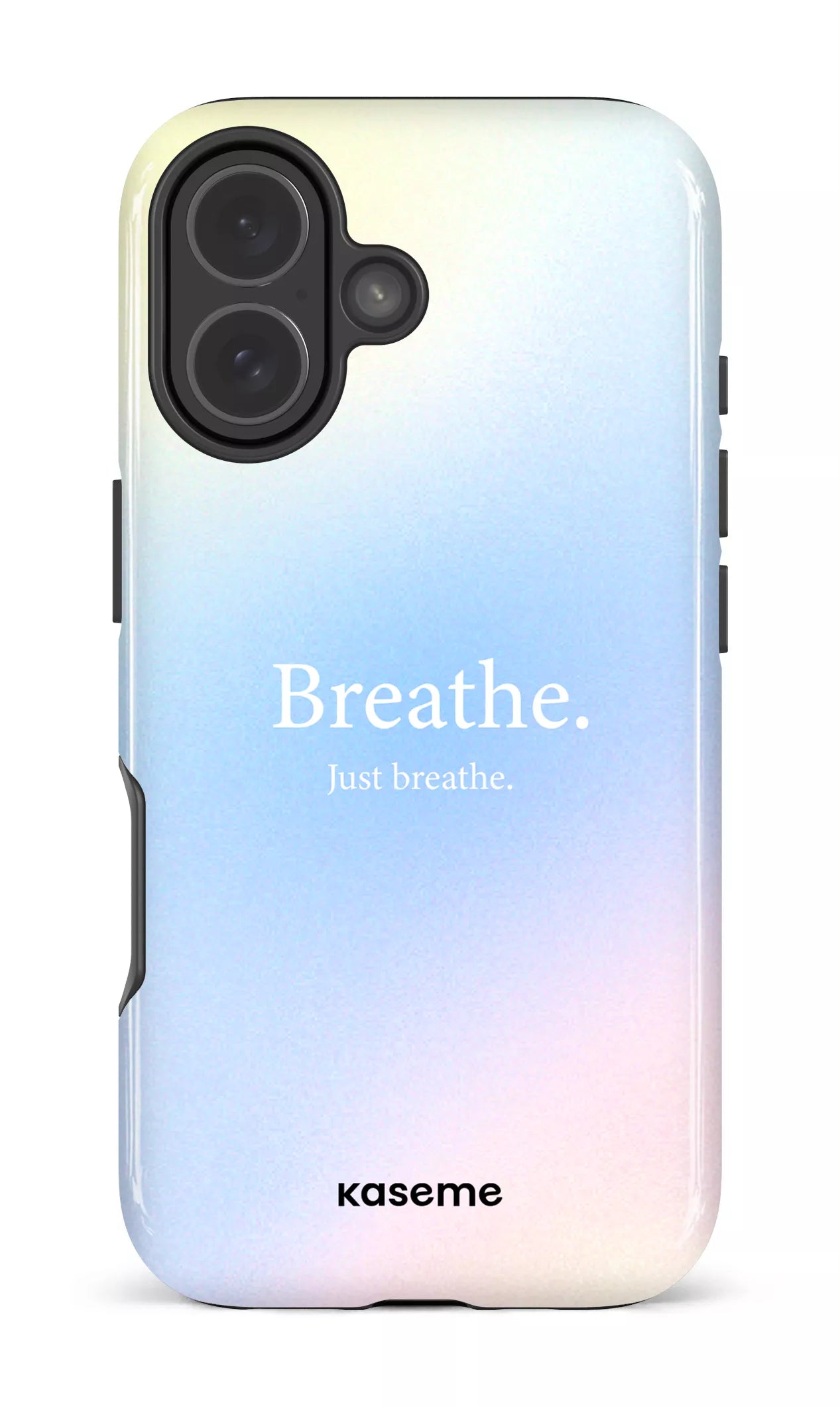 iPhone 17 MagSage - Impact Case Just breathe blue -