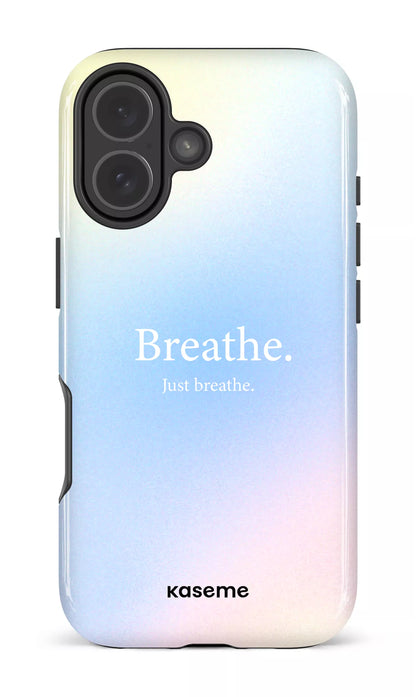 iPhone 17 MagSage - Impact Case Just breathe blue -