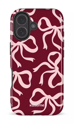 iPhone 17 MagSage - Impact Case Lace Burgundy & Pink -