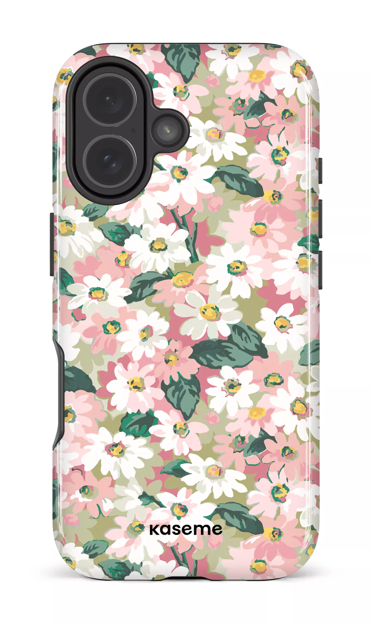 iPhone 17 MagSage - Impact Case Mosaic of blooms green -