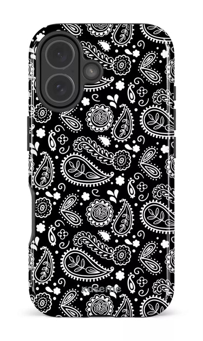 iPhone 17 MagSage - Impact Case Paisley black -