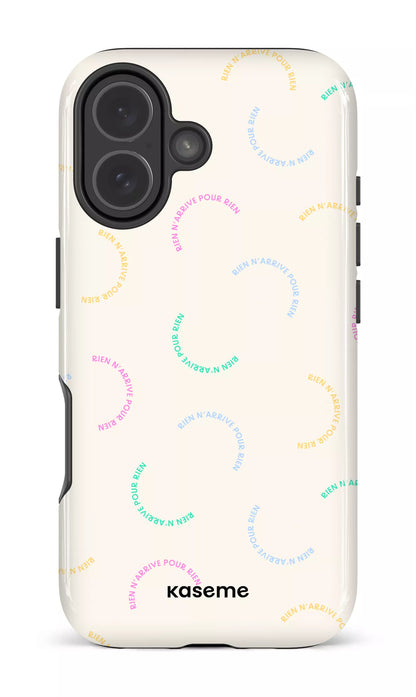 iPhone 17 MagSage - Impact Case Rien n'arrive pour rien -