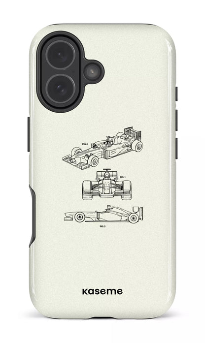 iPhone 17 MagSage - Impact Case Sport Car White -