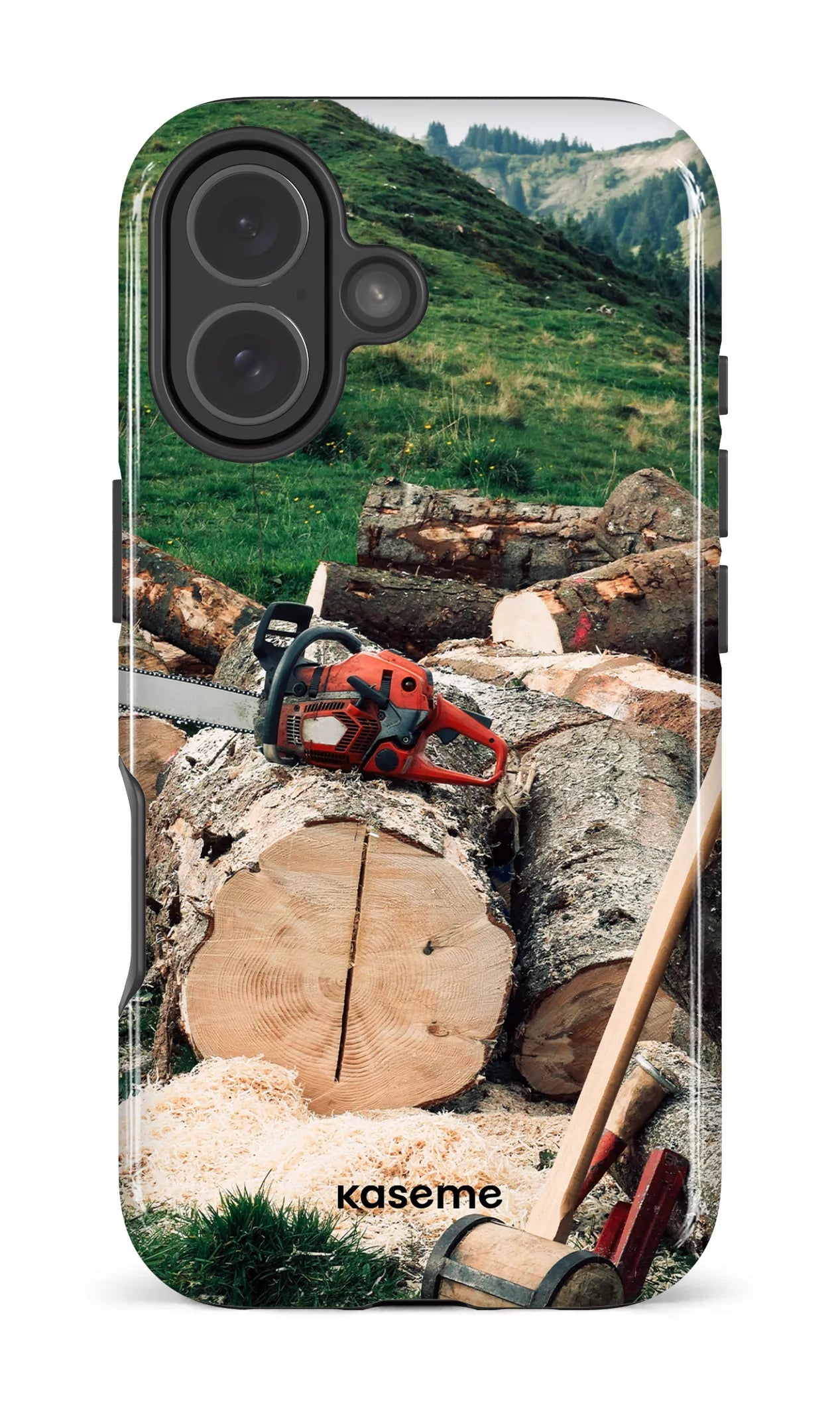 iPhone 17 MagSage - Impact Case Timber Cut -