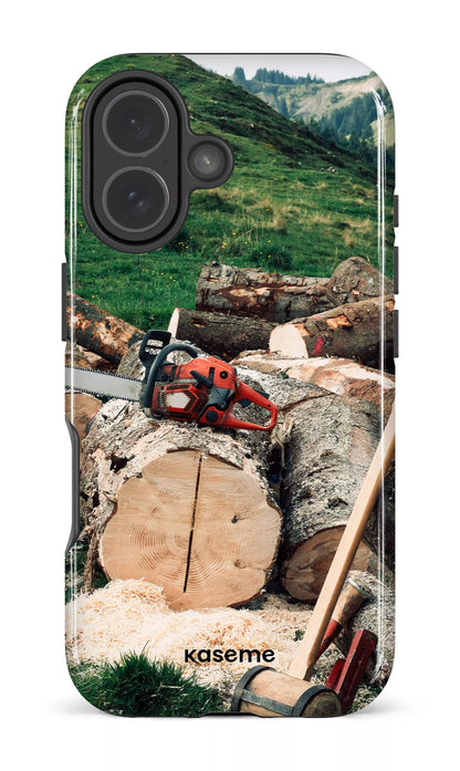 iPhone 17 MagSage - Impact Case Timber Cut -
