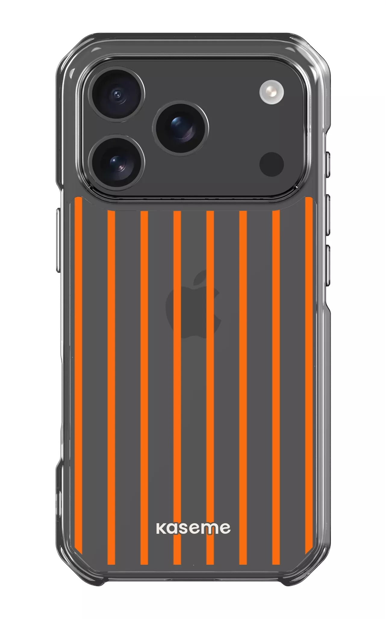 iPhone 17 Pro Clear Case Dolce Striscia Orange Clear Case -