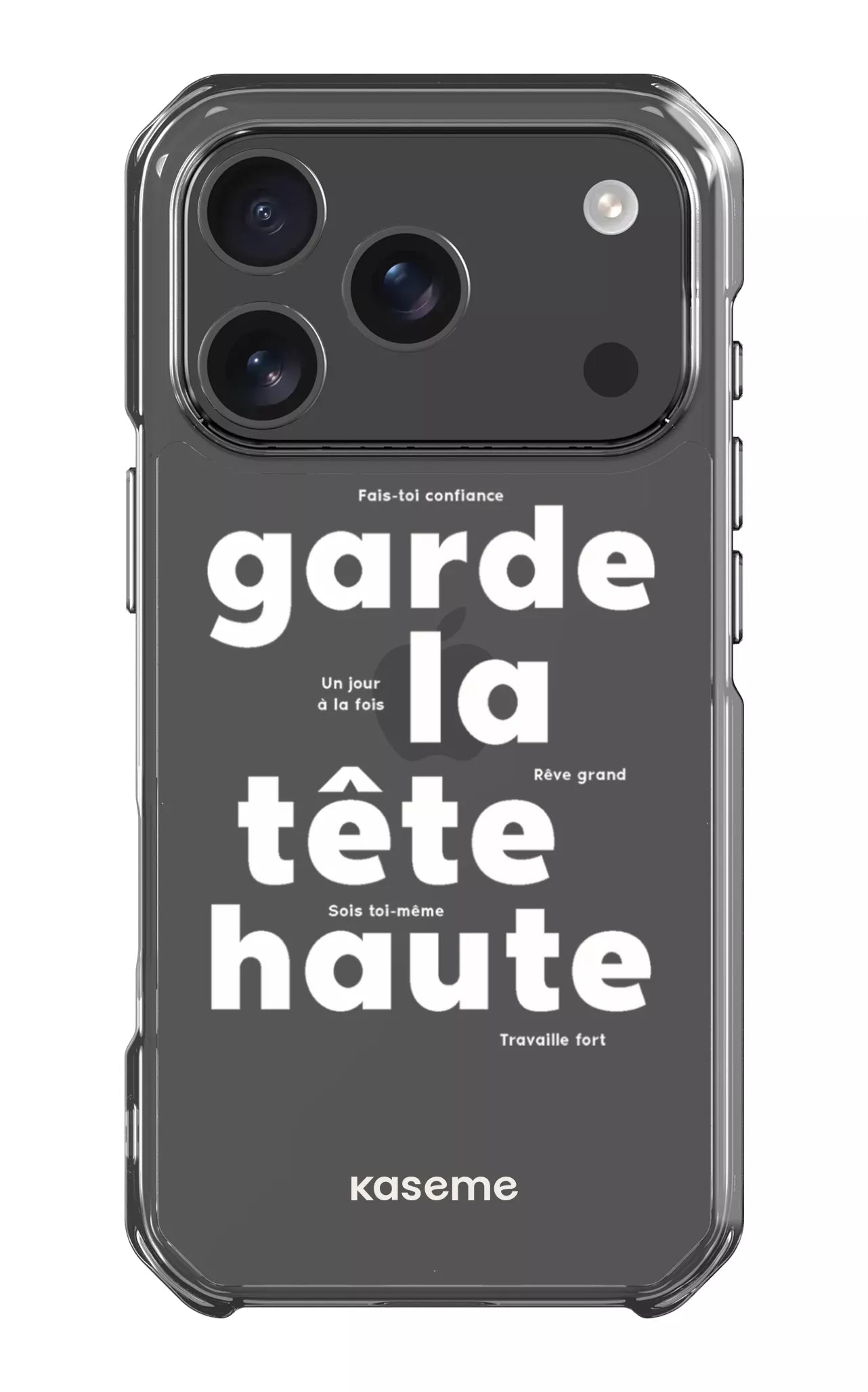 iPhone 17 Pro Clear Case État d'esprit Clear Case -