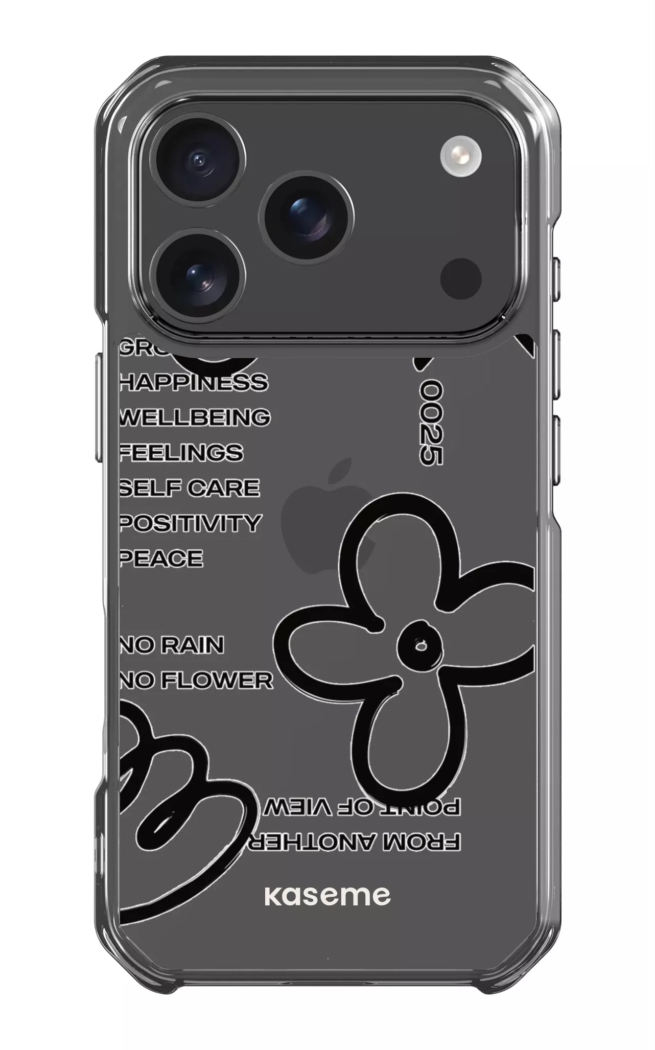 iPhone 17 Pro Clear Case Feelings black Clear Case -