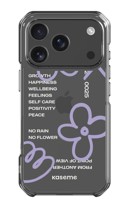 iPhone 17 Pro Clear Case Feelings purple Clear Case -