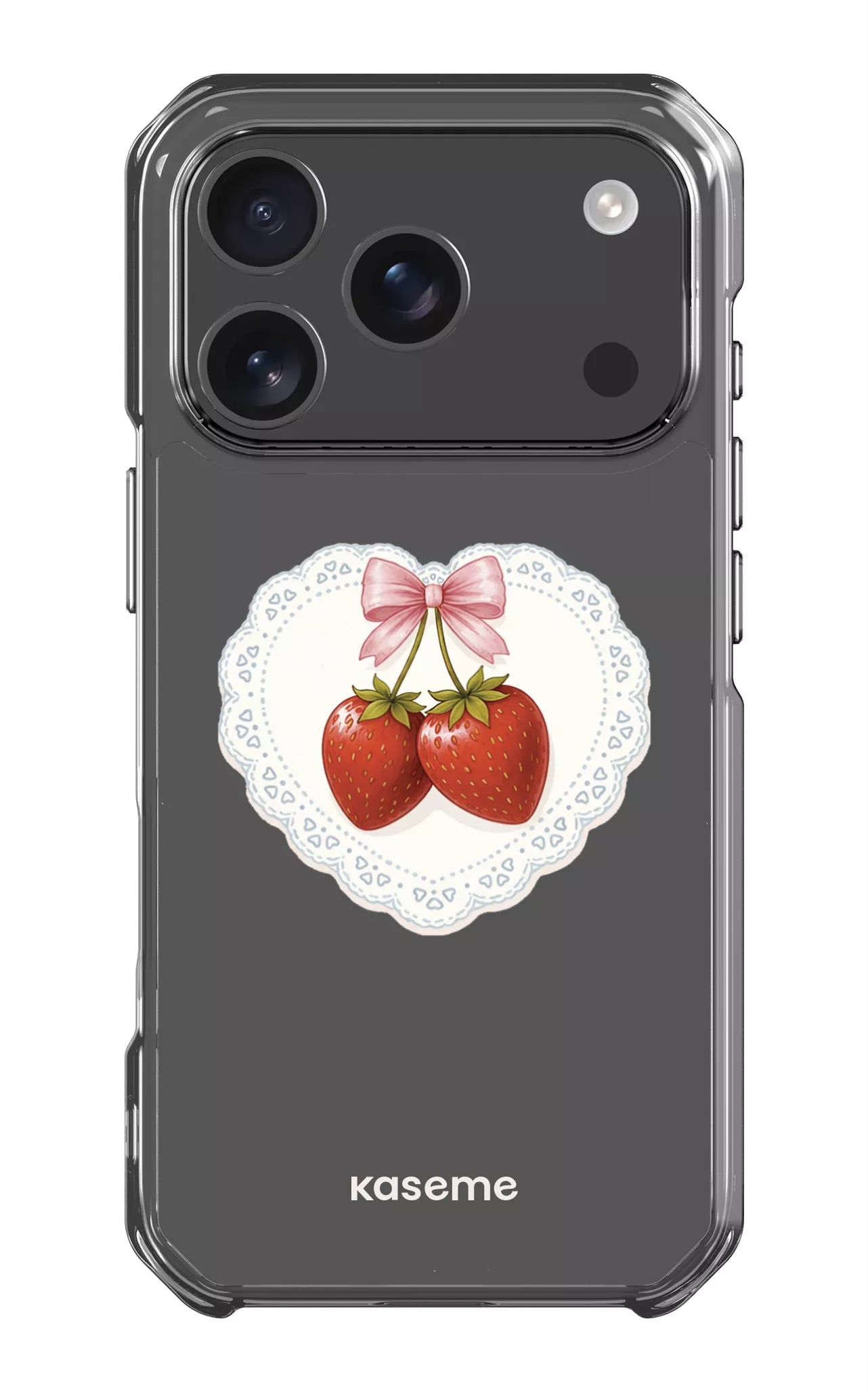 iPhone 17 Pro Clear Case Fresa Lace Clear Case -