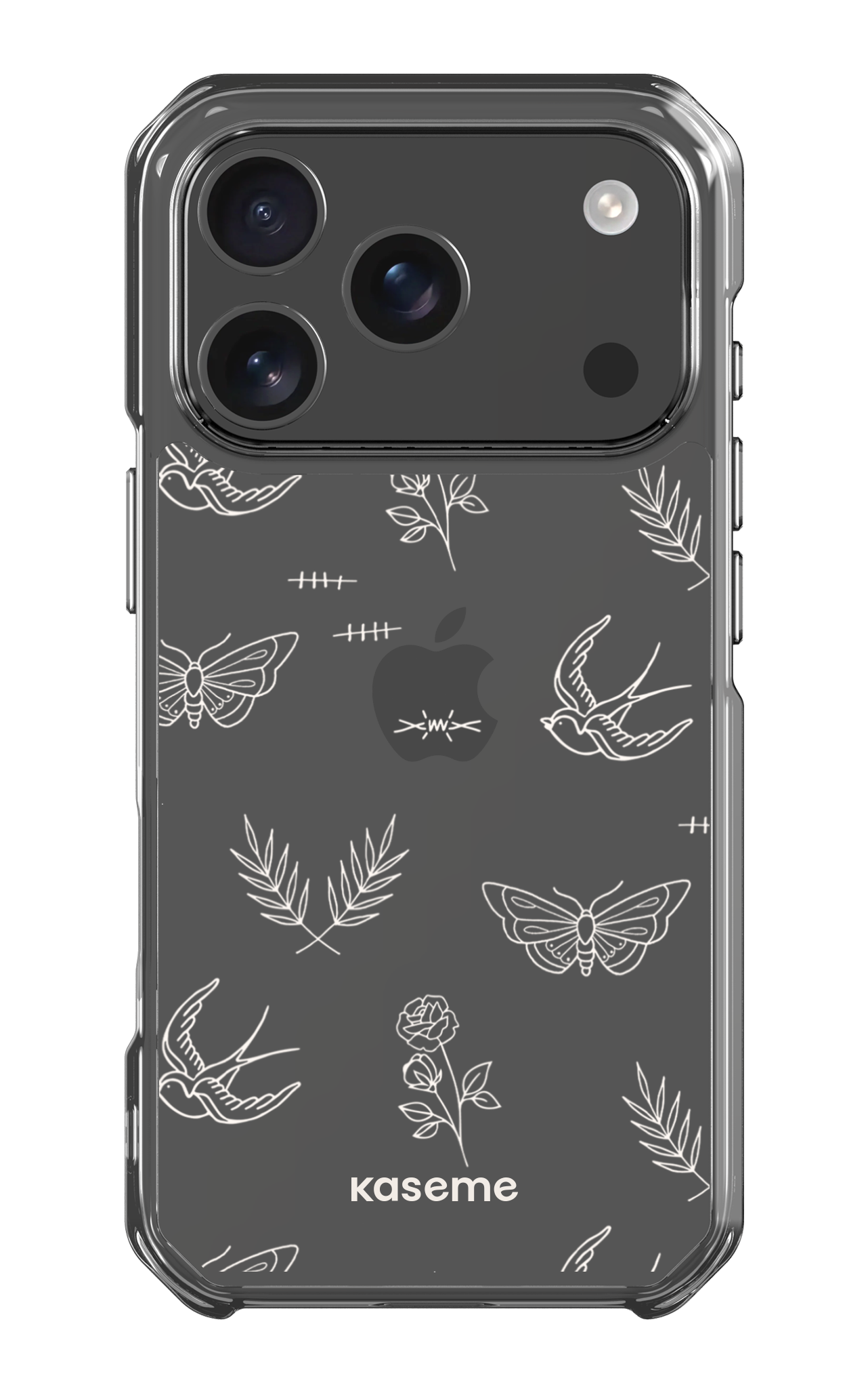 iPhone 17 Pro Clear Case Ink white Clear Case -
