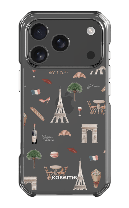 iPhone 17 Pro Clear Case Je t'aime Paris Clear Case -
