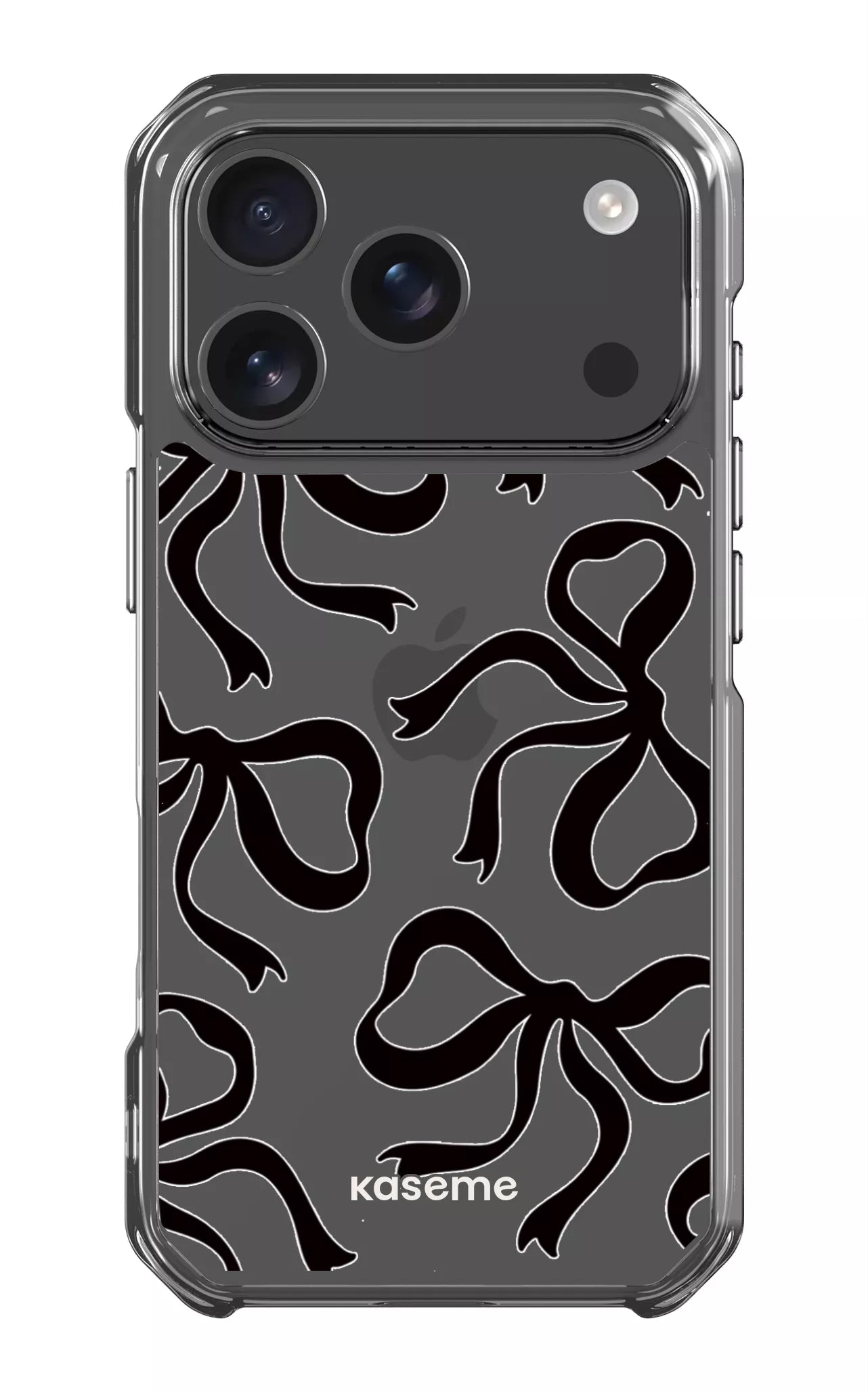 iPhone 17 Pro Clear Case Lace Black Clear Case -