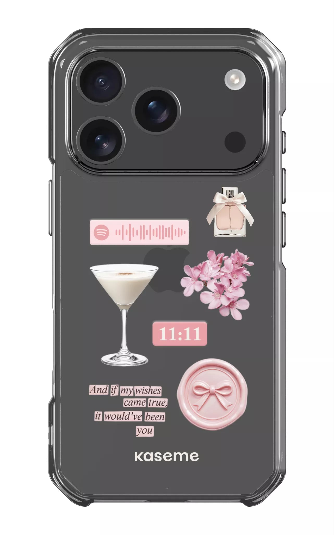 iPhone 17 Pro Clear Case Love Letters Clear Case -