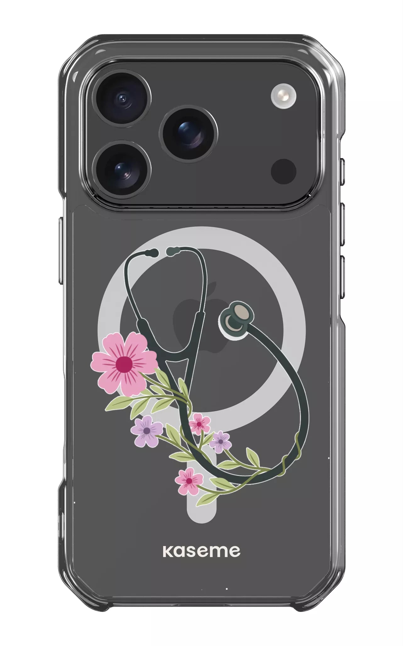 iPhone 17 Pro Clear Case Magsafe Blossom Beat Clear Case -