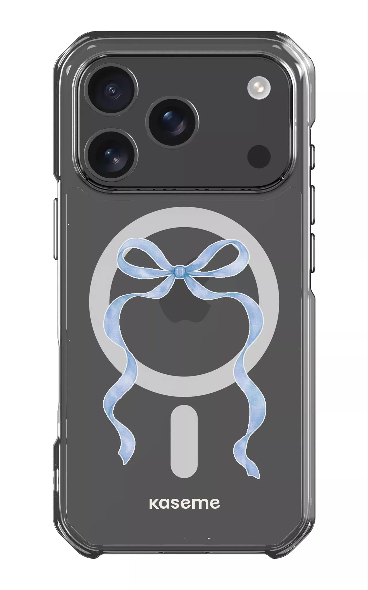 iPhone 17 Pro Clear Case Magsafe Celeste Blue Clear Case -
