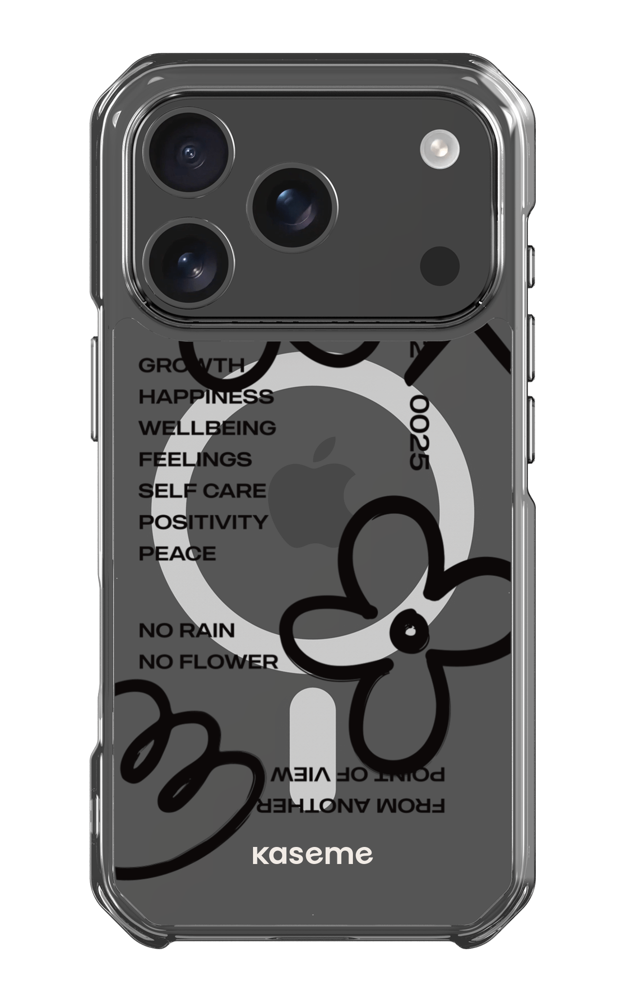 iPhone 17 Pro Clear Case Magsafe Feelings black Clear Case -