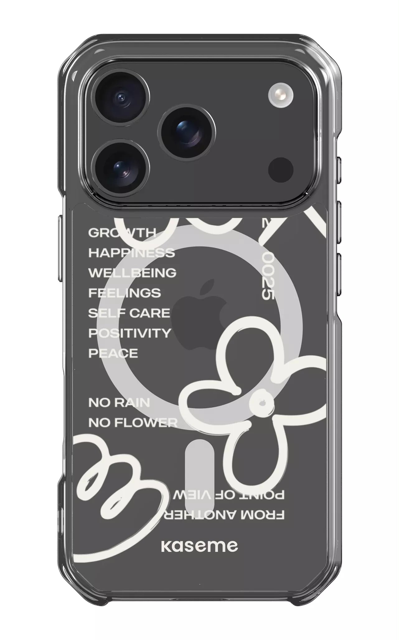 iPhone 17 Pro Clear Case Magsafe Feelings white Clear Case -