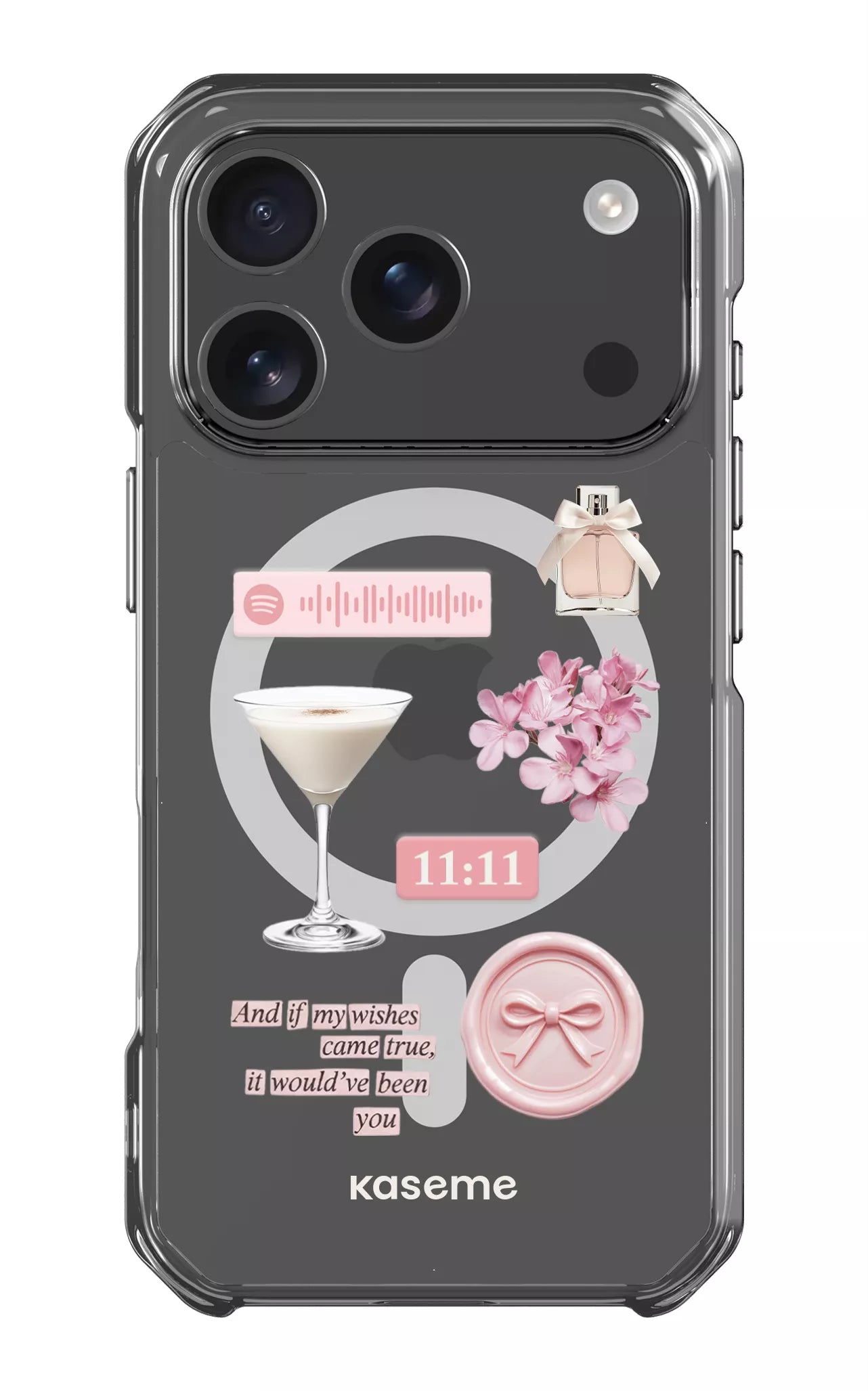 iPhone 17 Pro Clear Case Magsafe Love Letters Clear Case -
