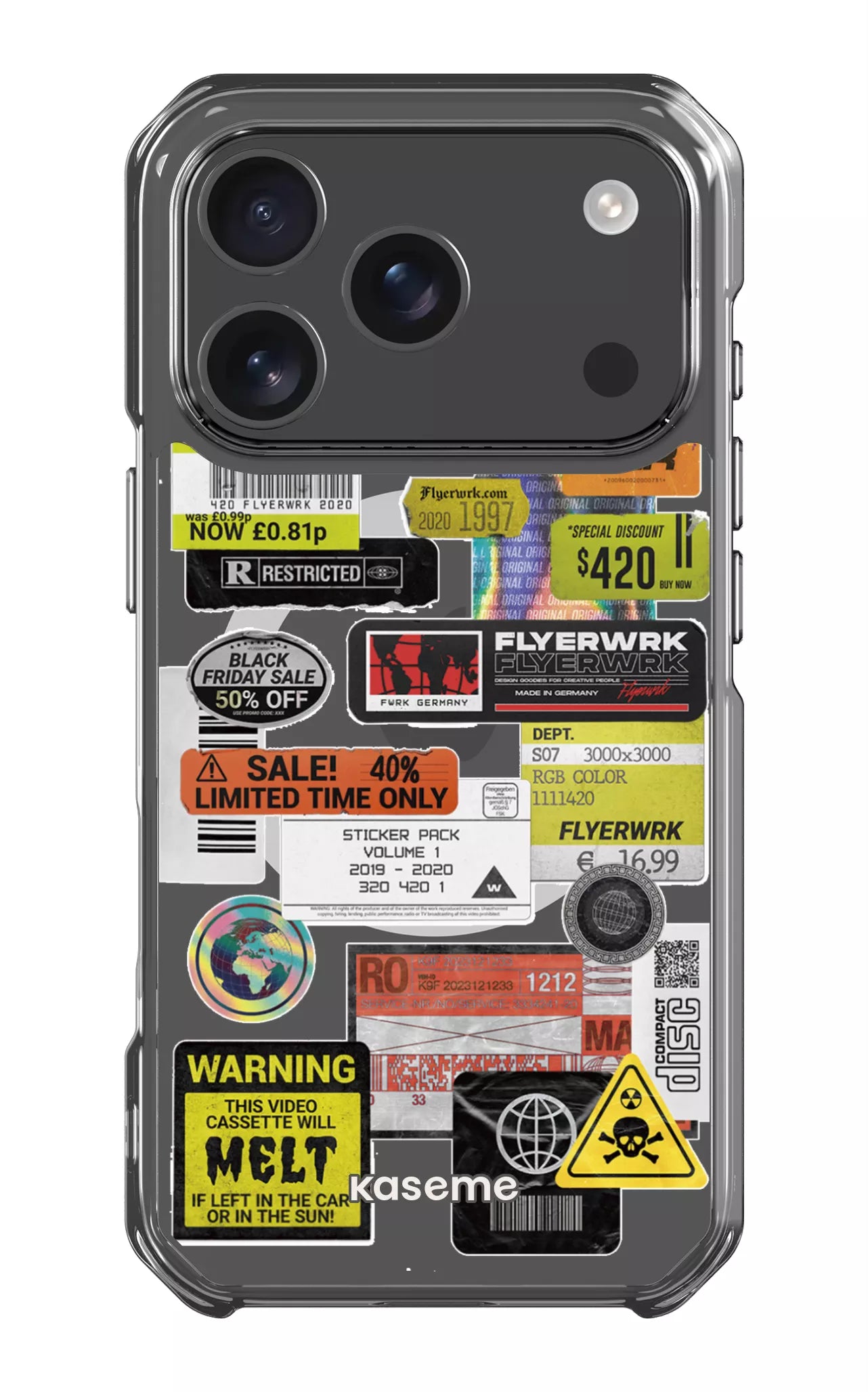 iPhone 17 Pro Clear Case Magsafe Melt Clear Case -