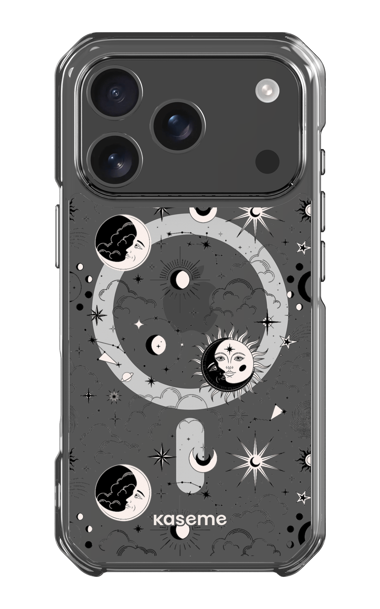 iPhone 17 Pro Clear Case Magsafe Milky Way White Clear Case -