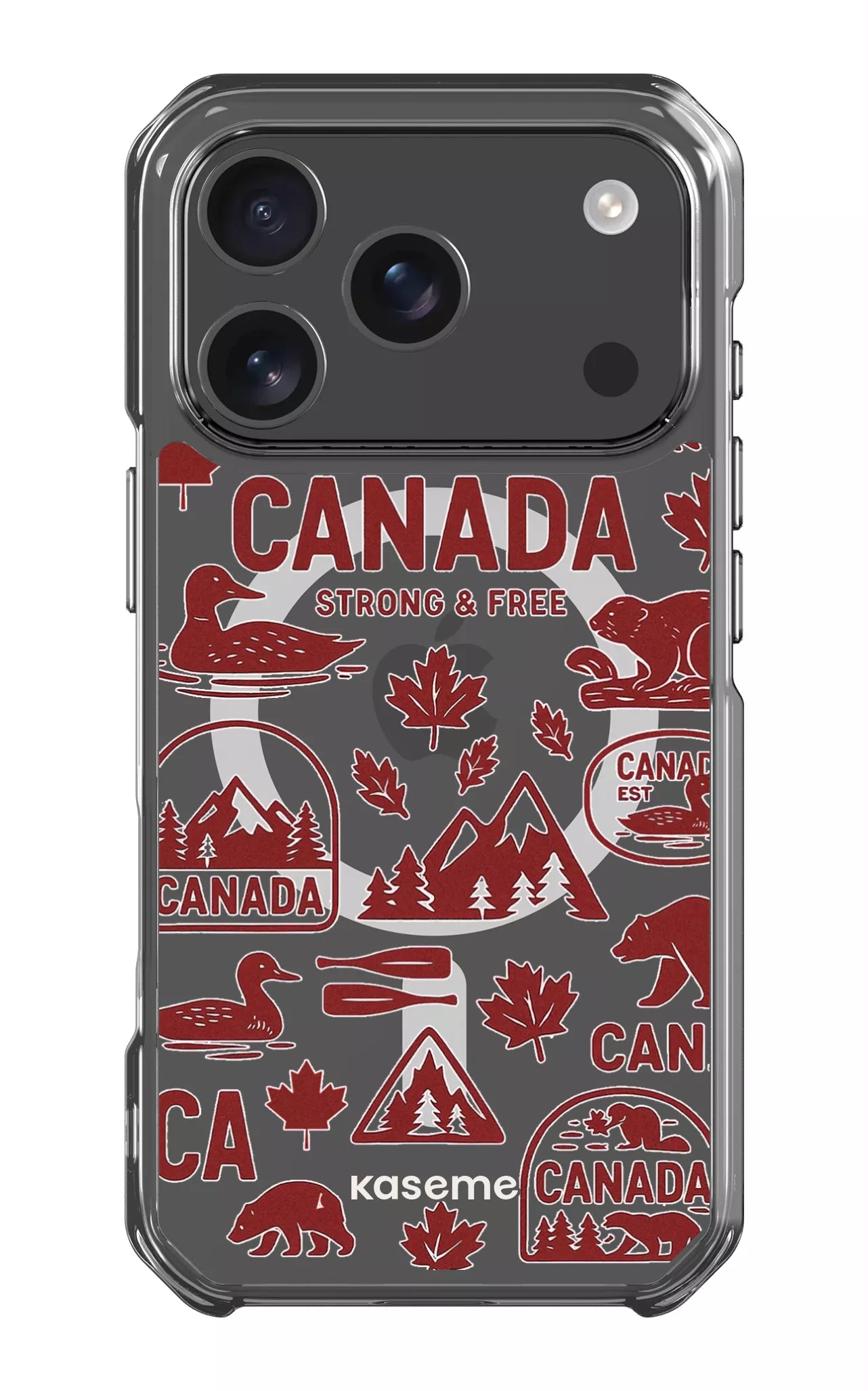 iPhone 17 Pro Clear Case Magsafe Oh Canada Clear Case -
