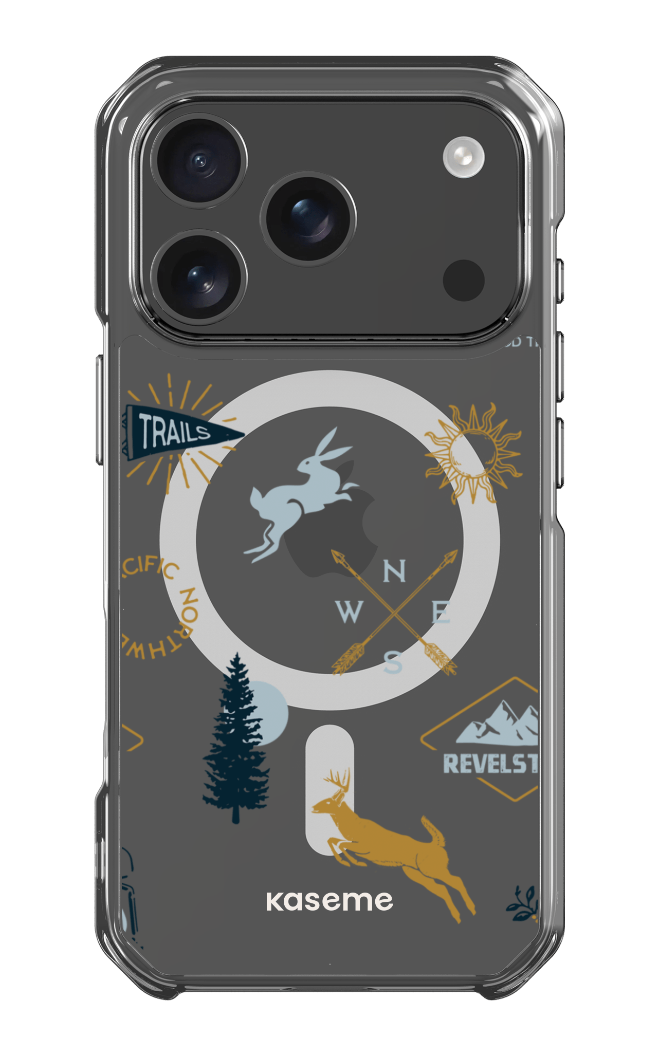 iPhone 17 Pro Clear Case Magsafe Revelstoke white Clear Case -