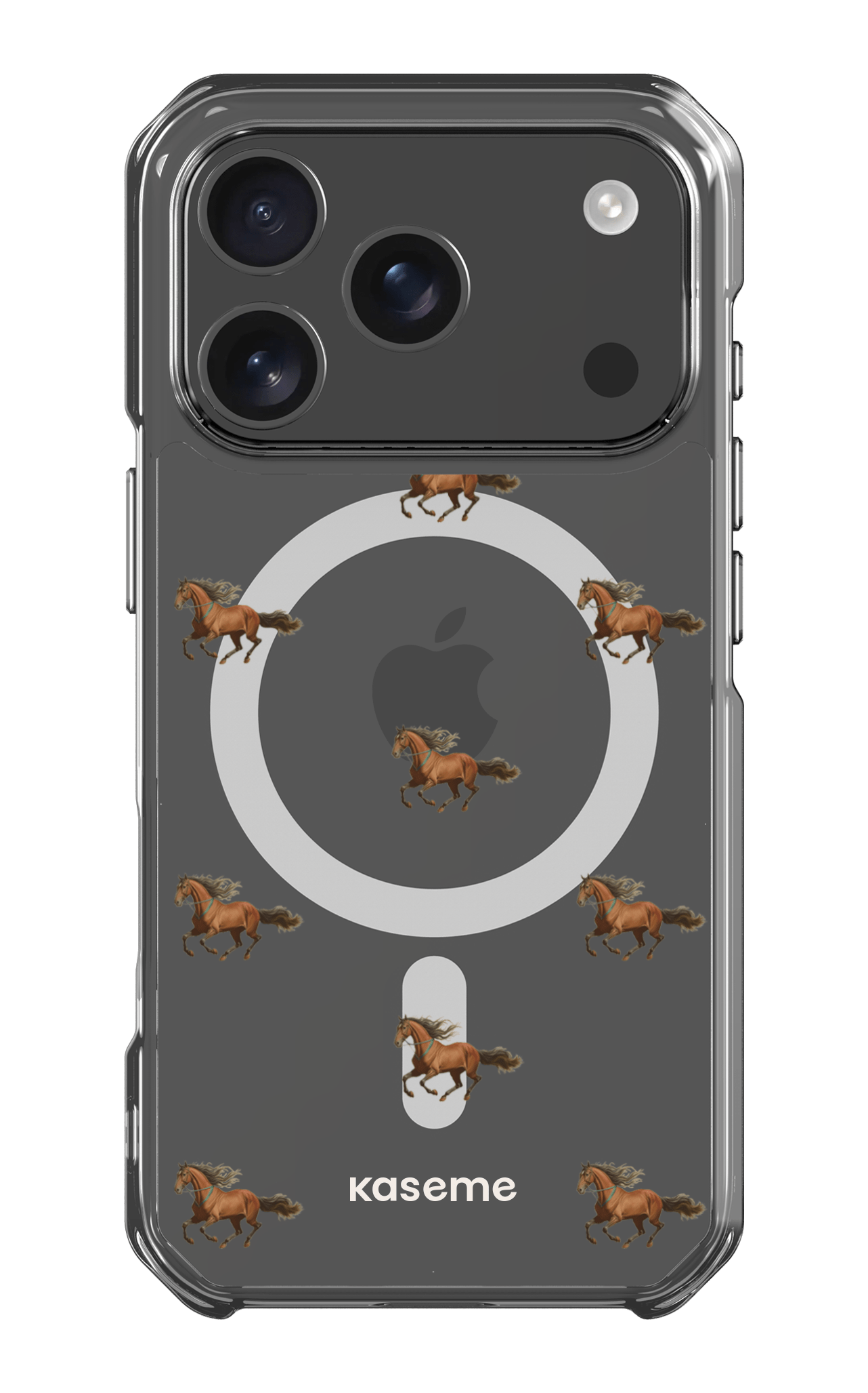 iPhone 17 Pro Clear Case Magsafe Saddle Clear Case -