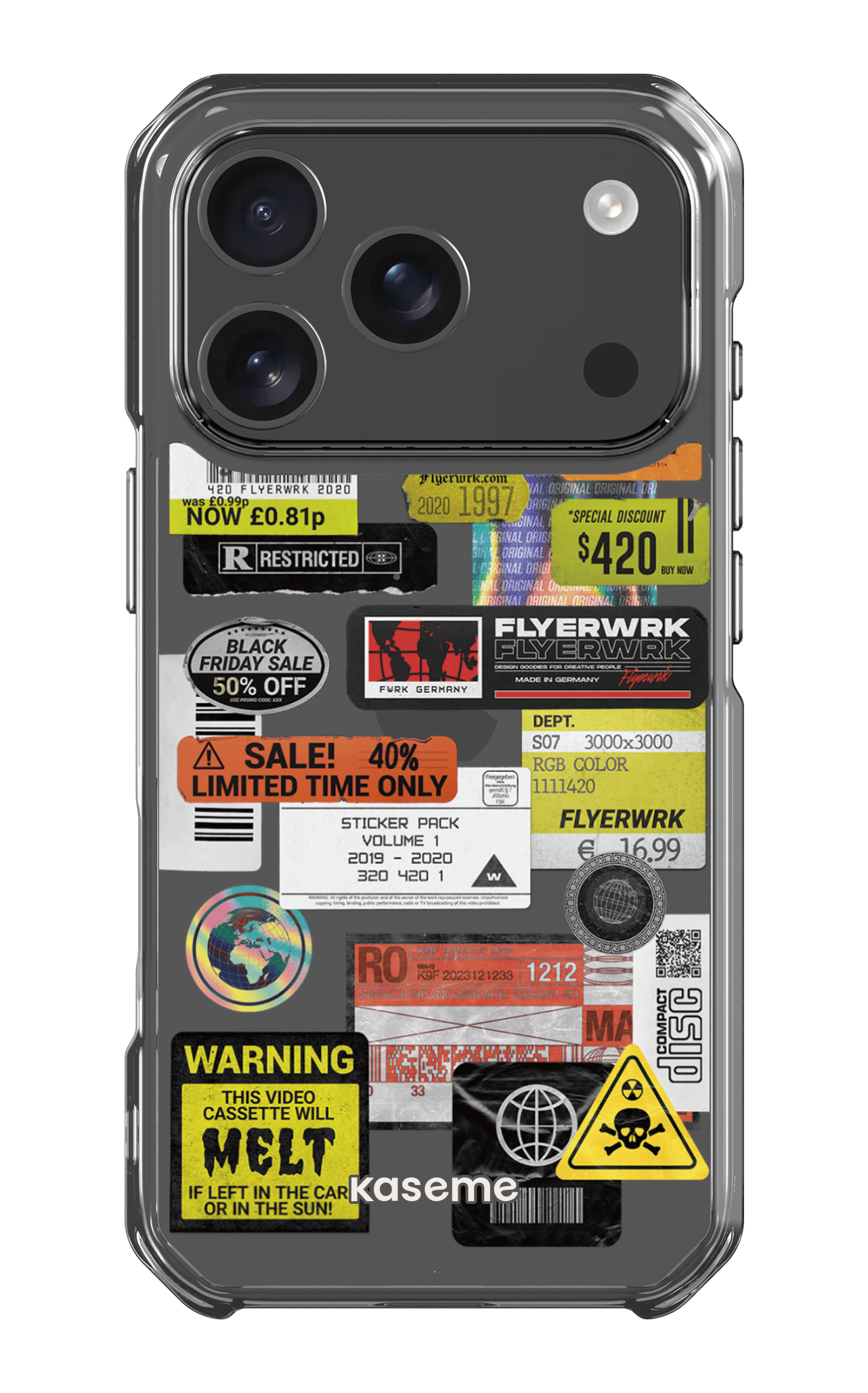 iPhone 17 Pro Clear Case Melt Clear Case -