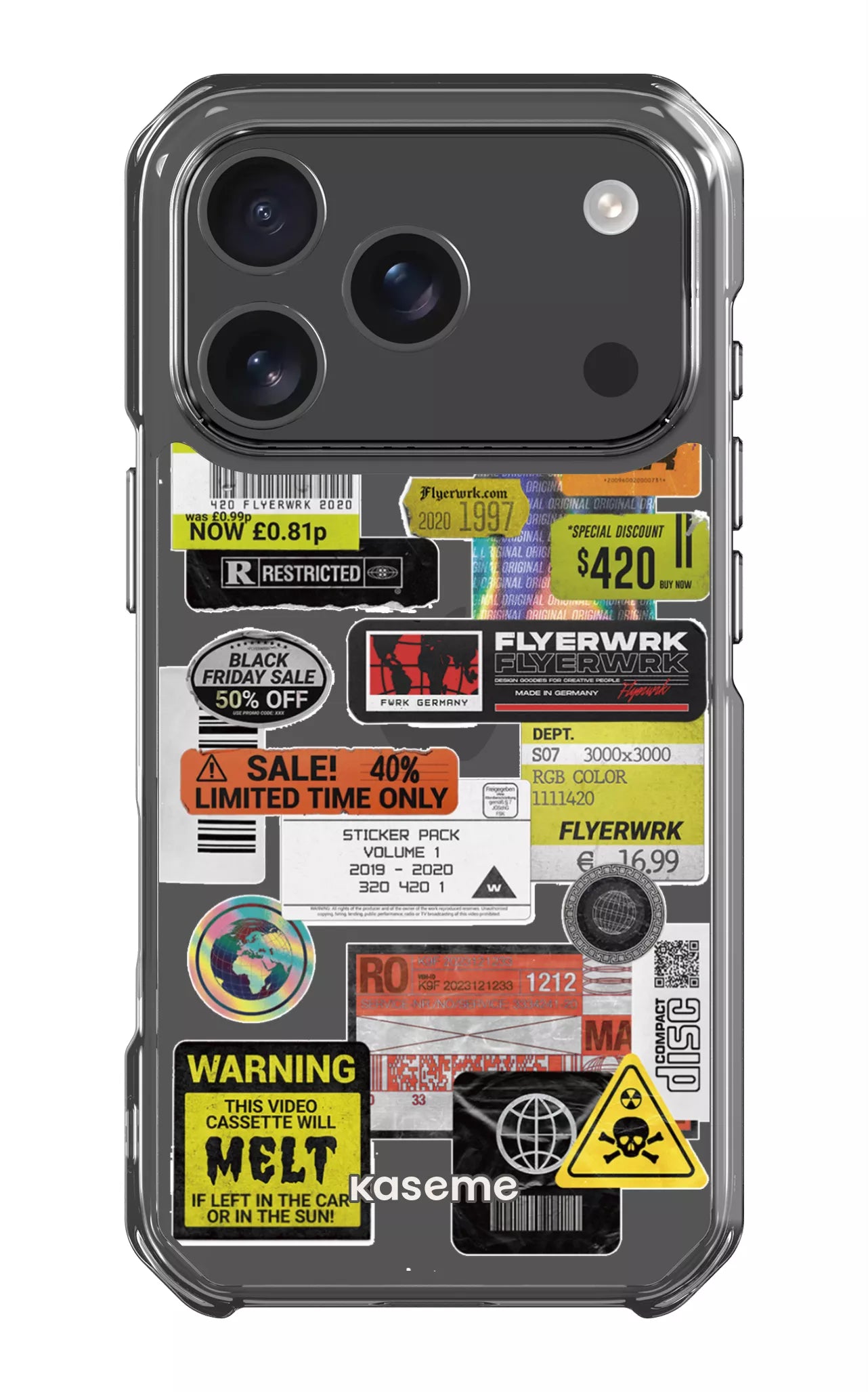 iPhone 17 Pro Clear Case Melt Clear Case -