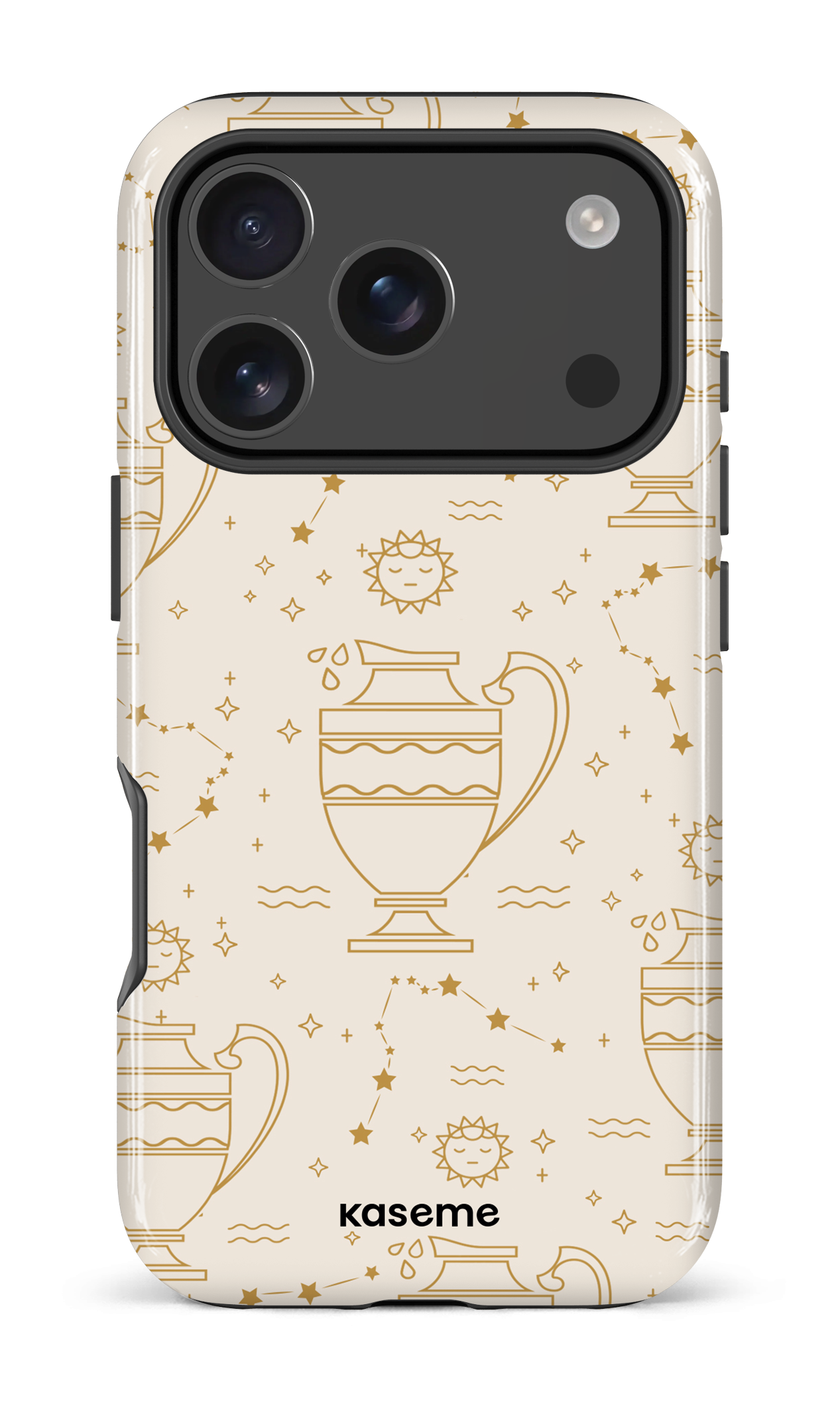 iPhone 17 Pro Impact Case Aquarius Beige -
