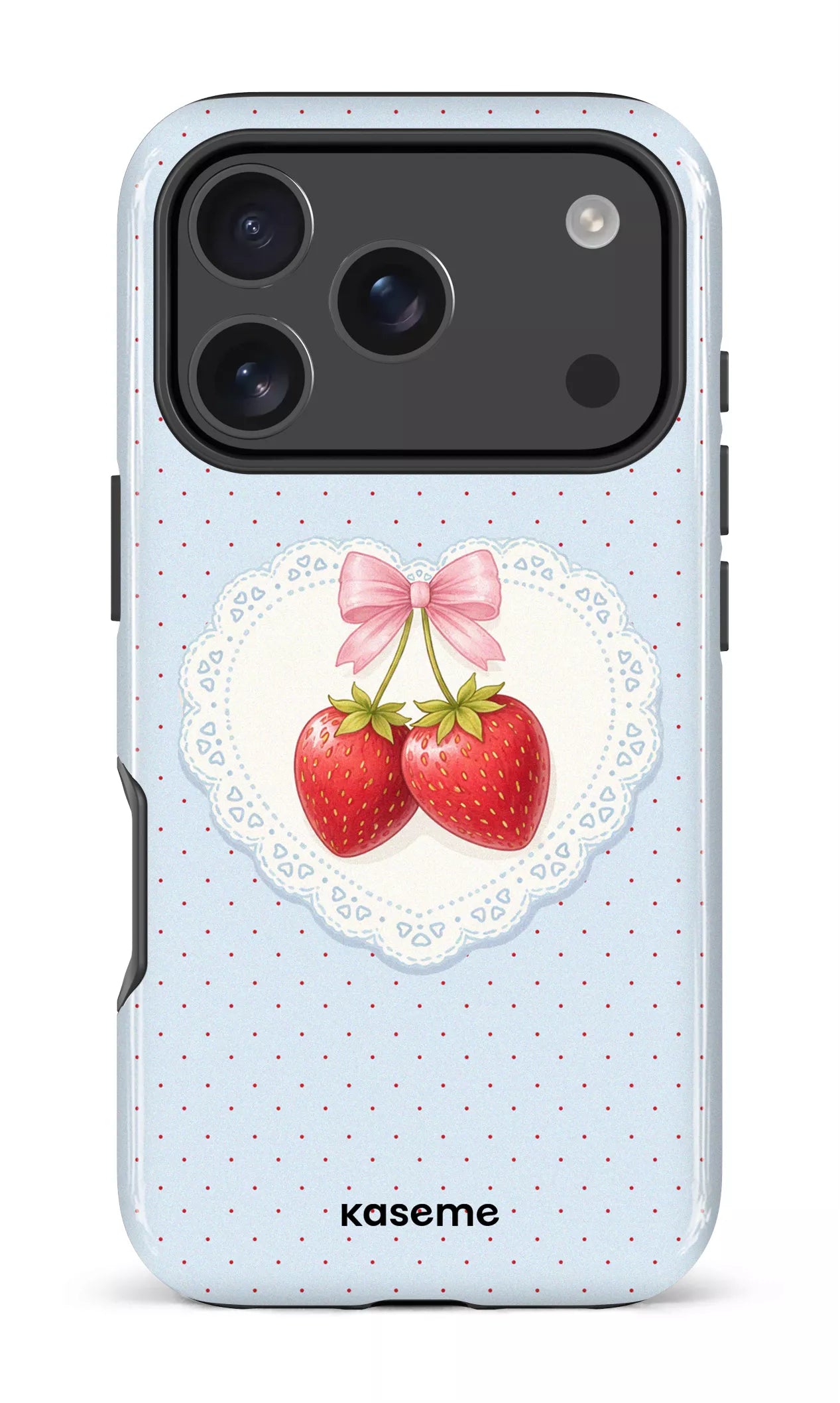 iPhone 17 Pro Impact Case Fresa Lace Blue -