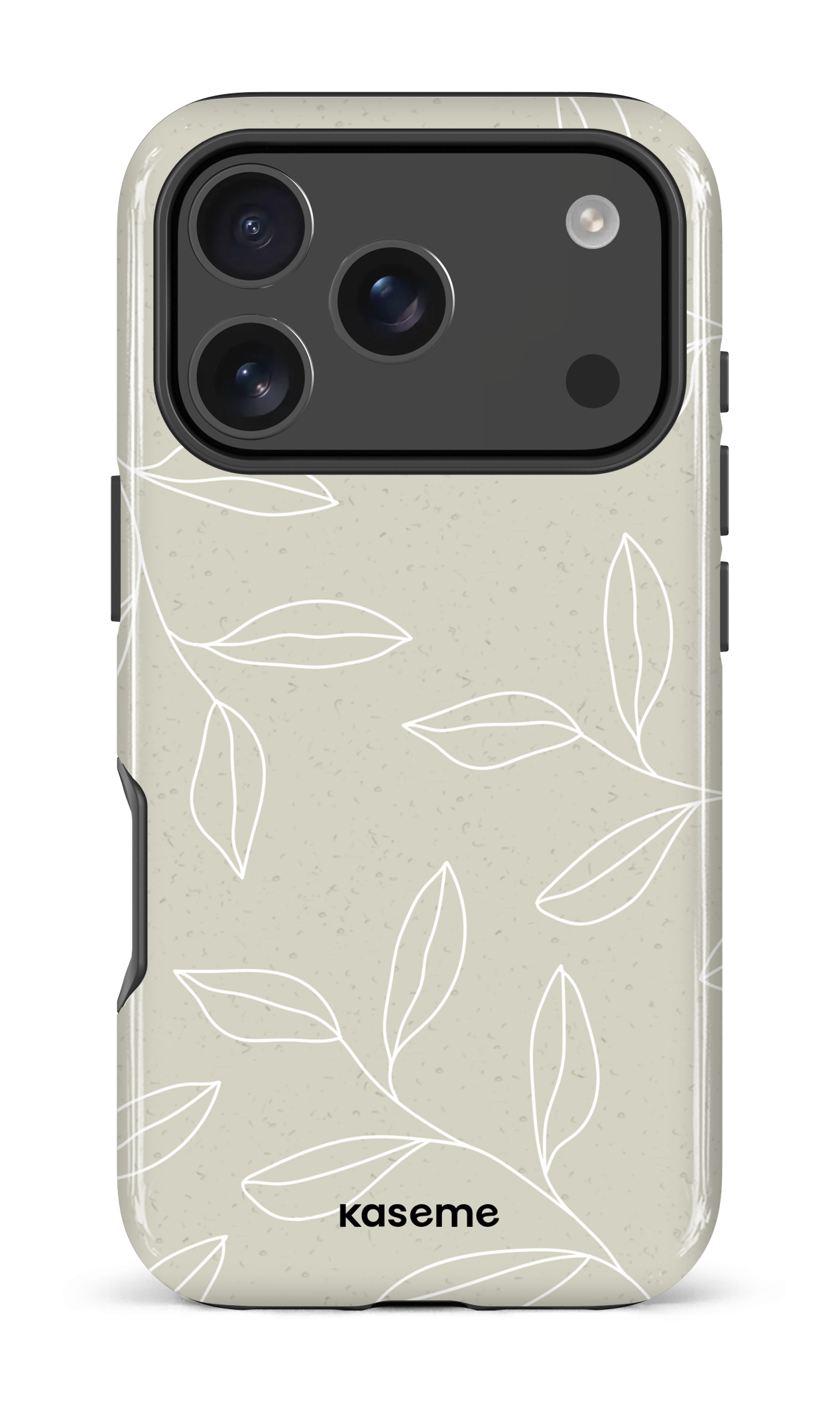 iPhone 17 Pro Impact Case Gloomy Beige and White -