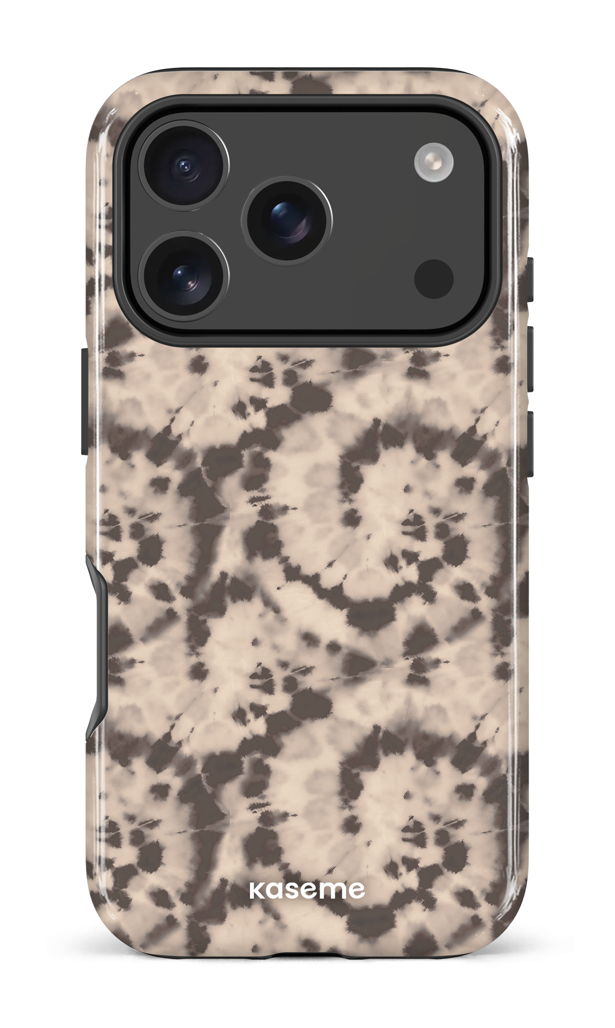 iPhone 17 Pro Impact Case Groovy Swirls Brown -