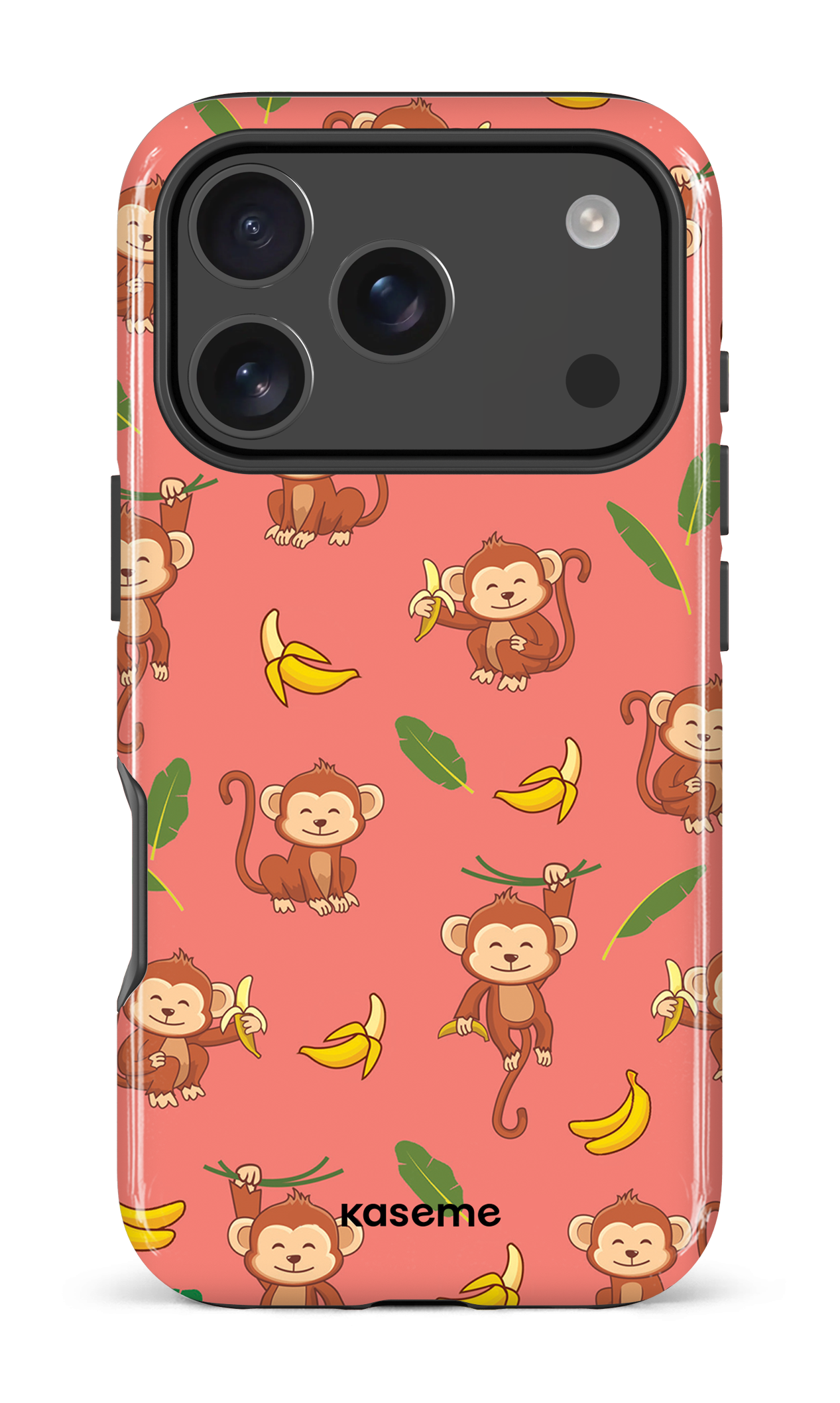 iPhone 17 Pro Impact Case Happy Monkey red -