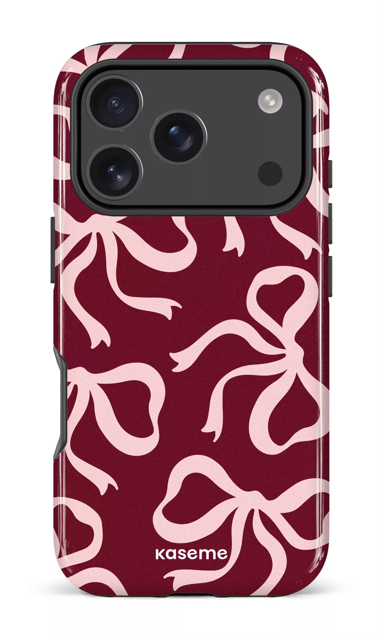 iPhone 17 Pro Impact Case Lace Burgundy & Pink -