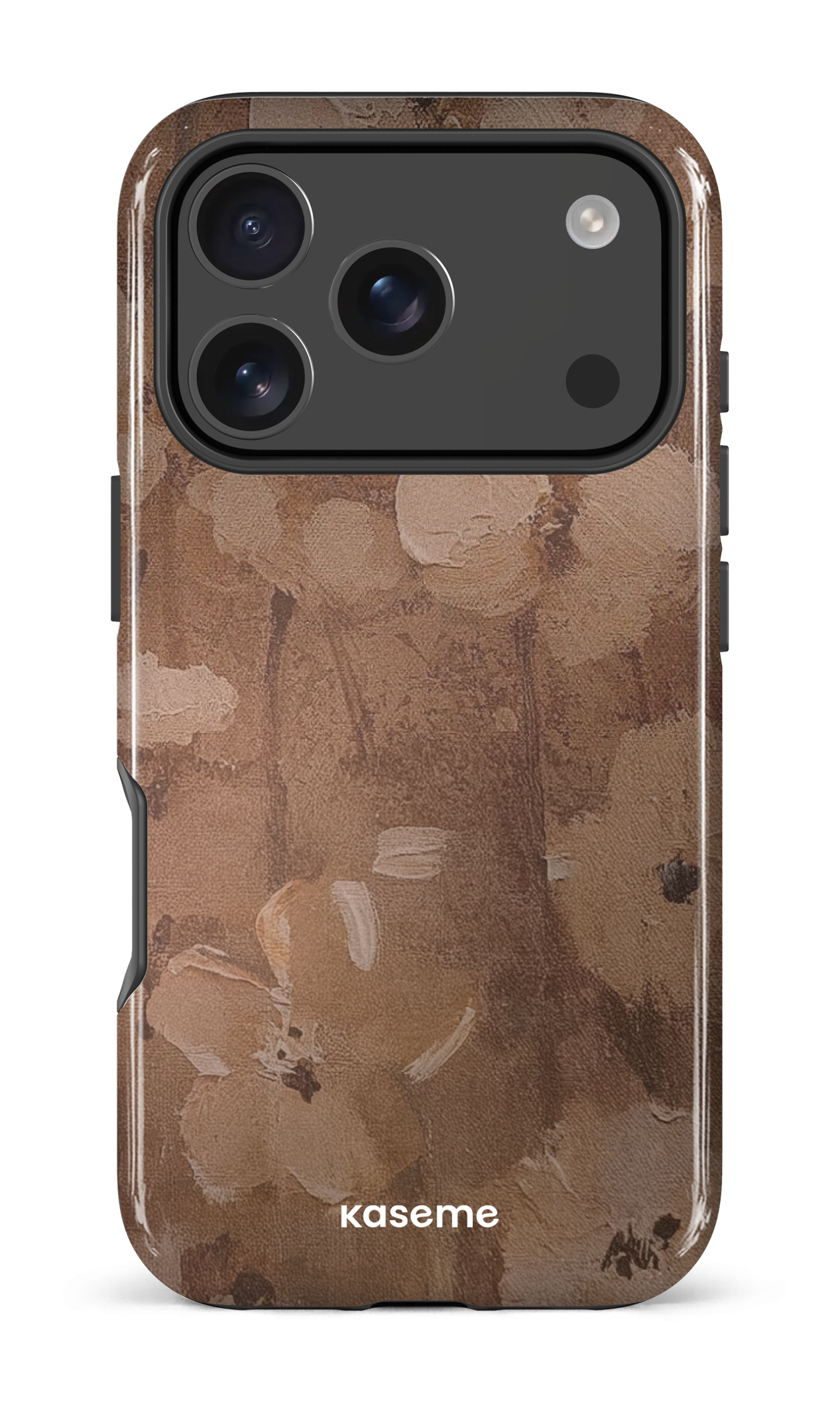iPhone 17 Pro Impact Case Mocha Bloom -