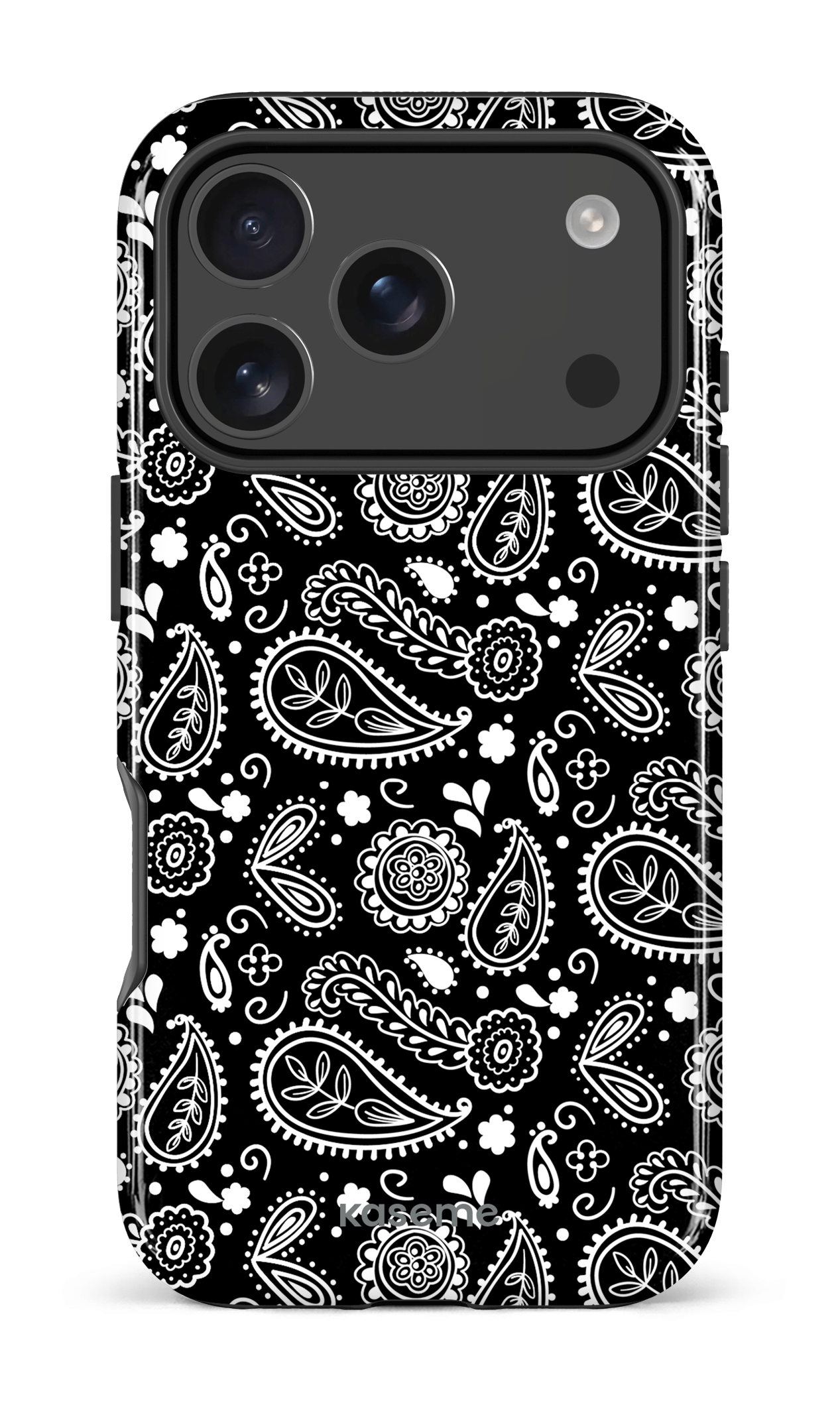 iPhone 17 Pro Impact Case Paisley black -