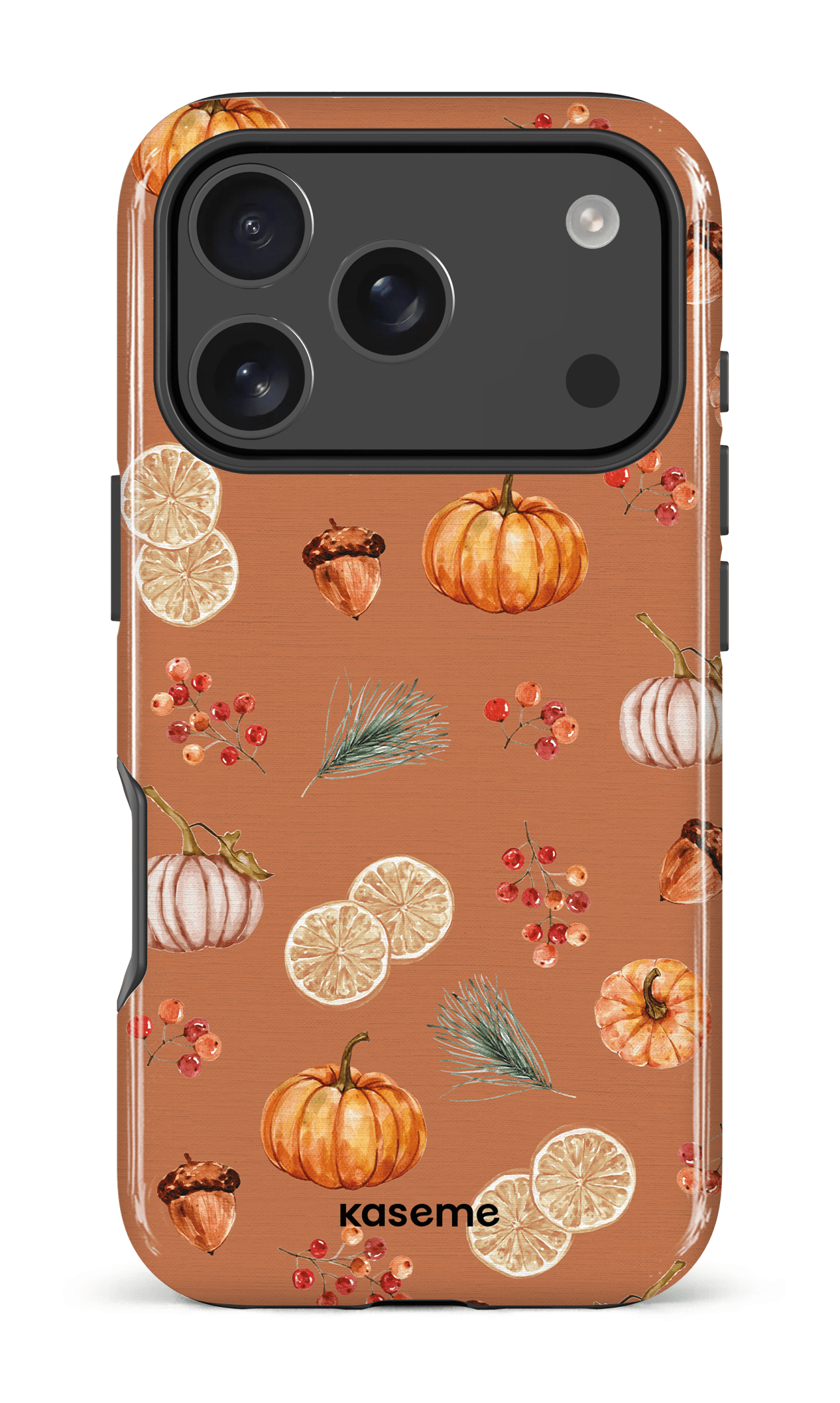 iPhone 17 Pro Impact Case Pumpkin Garden Orange -