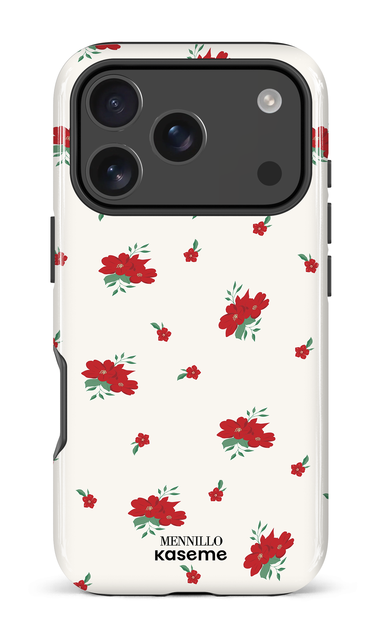 iPhone 17 Pro Impact Case Red Roses by Mennillo -