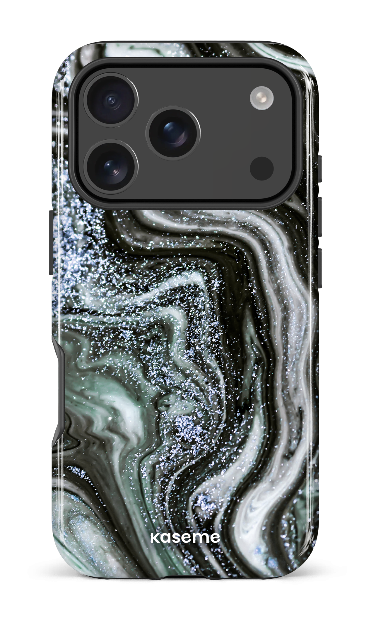 iPhone 17 Pro Impact Case Shimmering Secrets Blue -