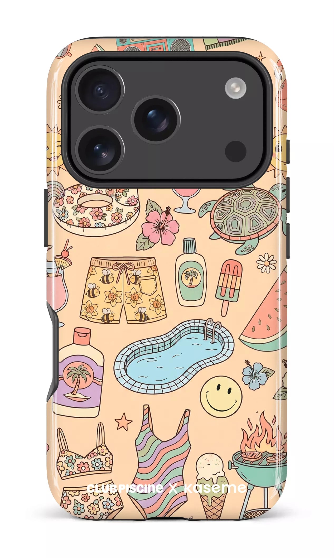 iPhone 17 Pro Impact Case Summer Icon by Club Piscine -