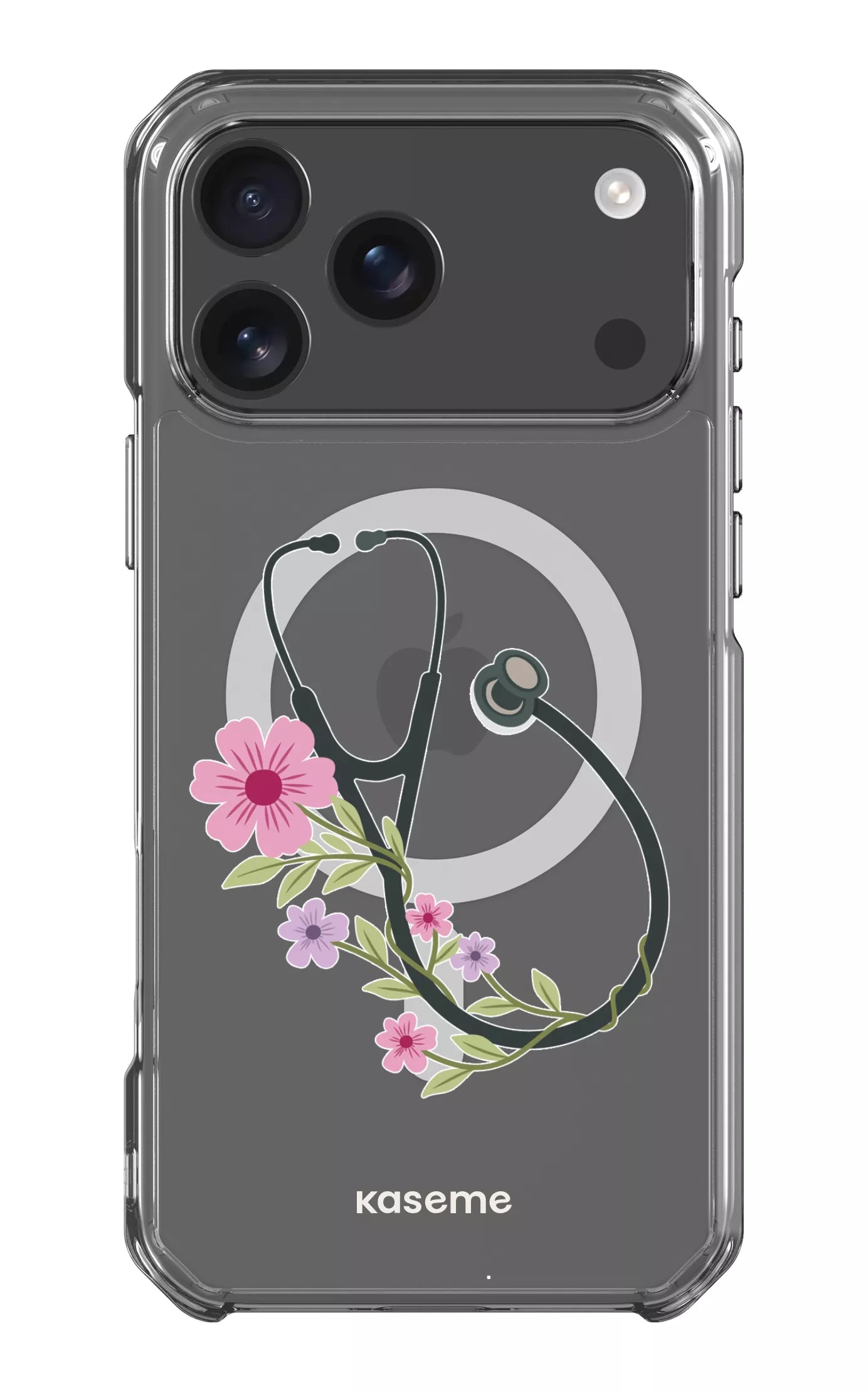 iPhone 17 Pro Max Clear Case Magsafe Blossom Beat Clear Case -