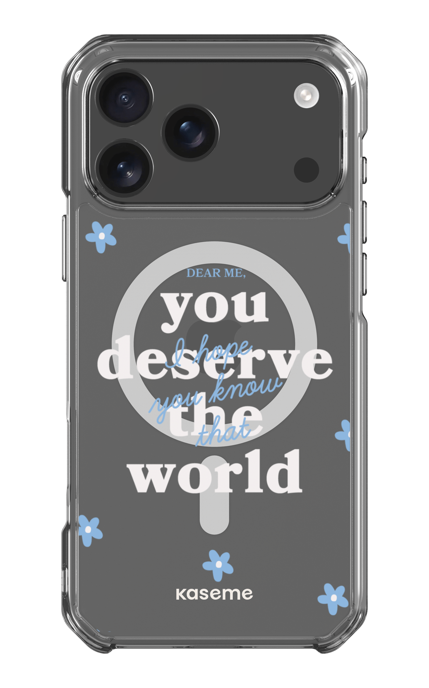 iPhone 17 Pro Max Clear Case Magsafe Dear Me Clear Case -