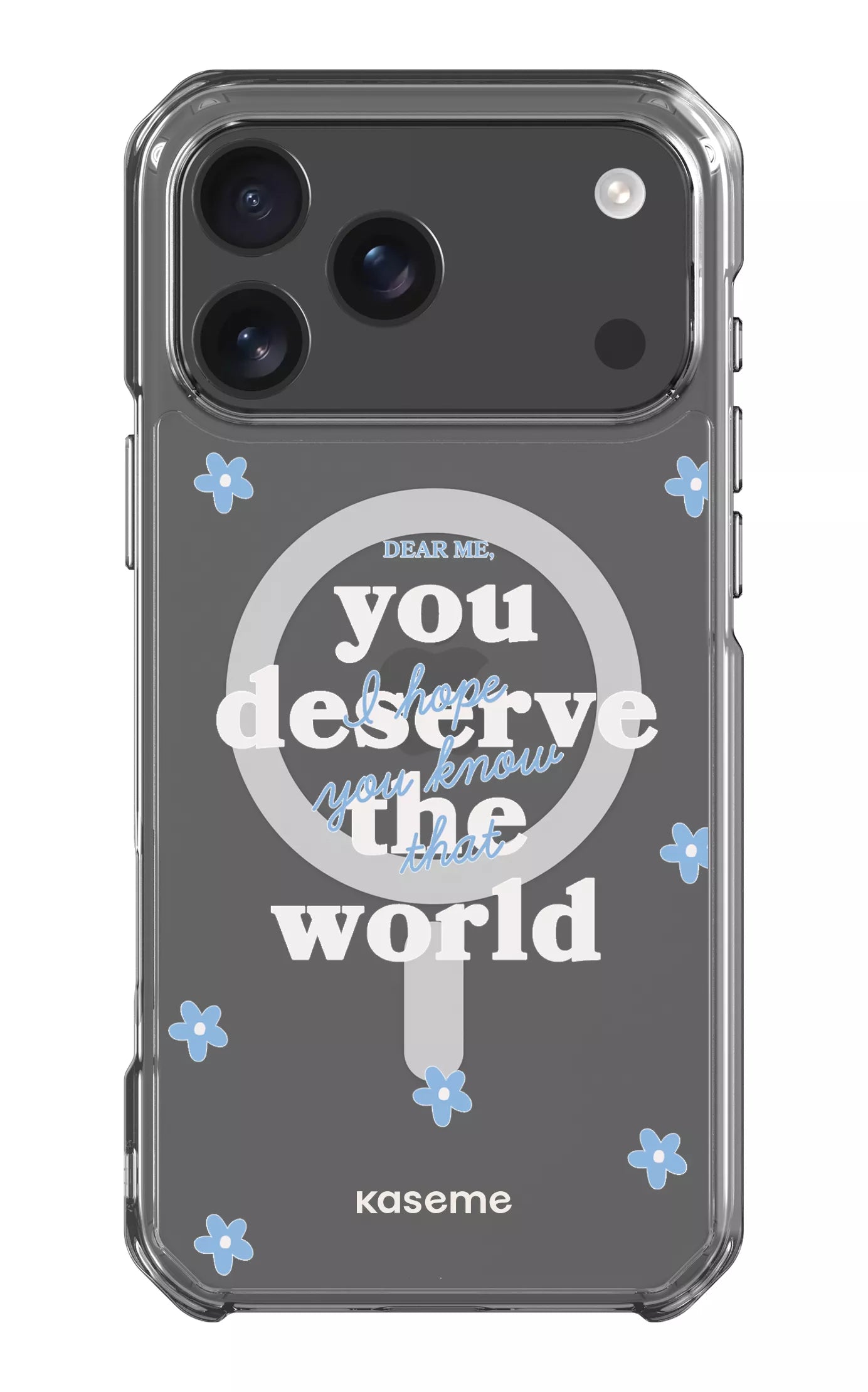 iPhone 17 Pro Max Clear Case Magsafe Dear Me Clear Case -