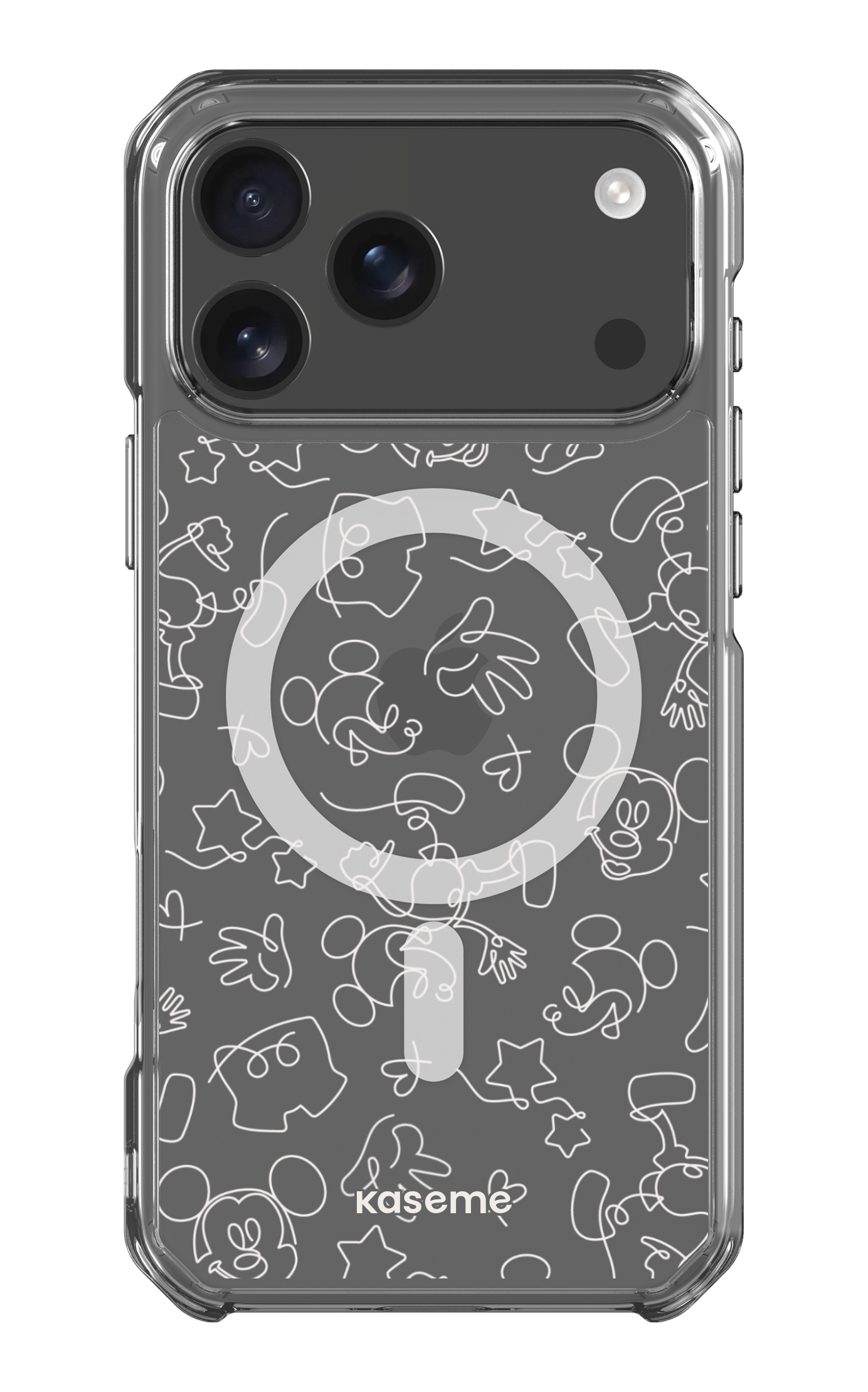 iPhone 17 Pro Max Clear Case Magsafe Doodle Clear Case -