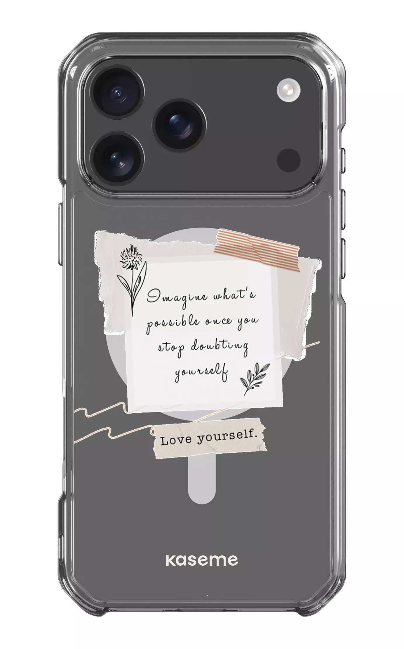 iPhone 17 Pro Max Clear Case Magsafe Faith Clear Case -