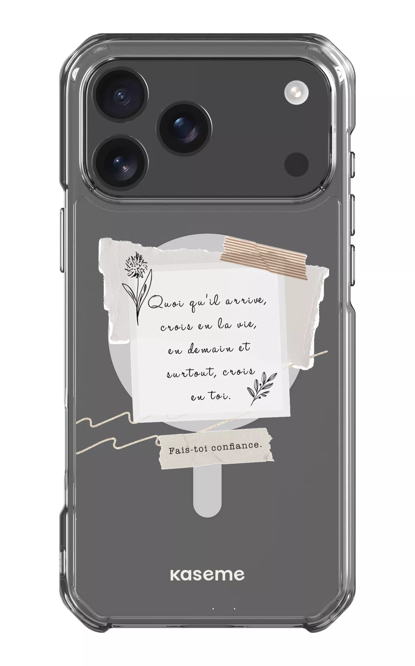 iPhone 17 Pro Max Clear Case Magsafe Foi Clear Case -