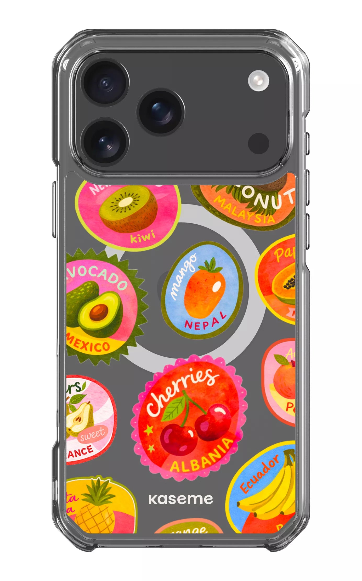 iPhone 17 Pro Max Clear Case Magsafe Frutti Clear Case -